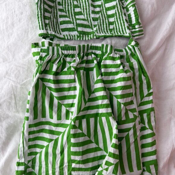 S/W/F CUT OUT MINI GREEN DRESS - Picture 5 of 5